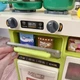 Детская кухня 63 элемента набор с паром, светом и звуком, с посудой и овощами, холодильником, помпа с водой, часы (WD-826B) - изображение 4