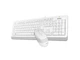 Комплект клавиатура и мышь A4tech Fstyler F1010 Sleek Multimedia Comfort USB Белый (F1010) - изображение 3