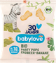 Органічні кукурудзяні снеки Babylove Party Pops зі смаком полуниці та банана, 20 г - изображение 1