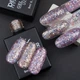 Гель-лак для ногтей Дизайнер Glow Glitter №576 нежно-розовый глиттер, 9 мл - изображение 4