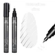 Зеркальная ручка-маркер Silver Chrom metal nail pen Дизайнер для рисования на ногтях - изображение 3
