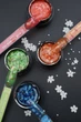 Гель с цветочками из фольги Foil flower gel (Коралловый FG07) Дизайнер 5 мл для декора ногтей - изображение 5
