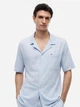 Пижама (рубашка + шорты) мужская хлопковая Tommy Hilfiger 41636786 L Голубая (1161125827) - изображение 3