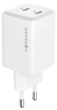 Ładowarka sieciowa Forever GaN PD TC-08-45CC 2x USB-C 45W White (5900495505576) - obraz 2