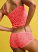 Кружевные трусики шортики Victoria's Secret 1160974566 (Розовый M) - изображение 3