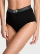Женский комплект белья со стразами Victoria's Secret лиф и трусики брифы 1161527812 (Черный 32C/XS) - изображение 5