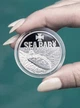 Монета Морской дрон Sea Baby. Украинская бавона в капсуле и сувенирной упаковке - изображение 2