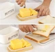 Масленка керамическая для масла с крышкой и ножом "Butter", 500 мл, Белый - изображение 4