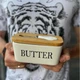 Масленка керамическая для масла с крышкой и ножом "Butter", 500 мл, Белый - изображение 8