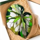 Декоративное настенное зеркало Alocasia, дизайнерское зеркало, декор для дома, эксклюзивный подарок - изображение 1