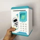 Копилка Robot Bodyguard с кодовым замком, купюроприемником, голубая - изображение 7