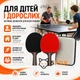 Набір ракеток для настільного тенісу пінг понгу, ігровий комплект з сумкою для зберігання C-65306 - зображення 5