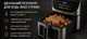 Аерофритюрниця Styleberg 1570G з двома тенами – безмаслова електрична аерогриль 9л, мультипіч з сенсорним керуванням 2000 Вт Чорний - изображение 4