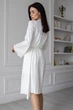 Женский вискозный халат Ха044 Айвори, 3XL - изображение 5