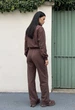 Женский комбинезон стаф коричневый спортивный однотонный Staff ton brown XS (401486) - изображение 2