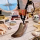 Кулон захистний амулет ікло натуральний камінь коричневий агат - зображення 3