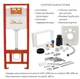 Набор Qtap Nest 4 в 1 подвесной унитаз Crow Ultra Quiet 520x360x290 + комплект установки QT05335172W48196 - изображение 7