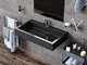 Умывальник подвесной Luxor Verdo 80 Black - изображение 1