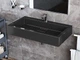 Умывальник подвесной Luxor Verdo 80 Black - изображение 5