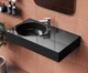 Умывальник подвесной Luxor Kera 80 R Blak - изображение 1
