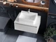 Тумба лакированная, подвесная Luxor Smart 60 с накладным умывальником Piano - изображение 1