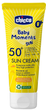 Крем сонцезахисний Chicco Baby Moments Sun SPF 50+ 75 мл (00012725000000) - зображення 1