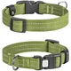 Ошейник для собак хлопковая тесьма CoLLaR Брезент, пластиковый фастекс, размер S, 28-40 см 20 мм (9930) - изображение 1