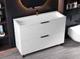 Тумба лакированная, Luxor Sena 120, с умывальником Imperio Low 120 - изображение 5