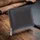 Женский кошелек Tony Perotti из натуральной кожи Nappa с монетницей на кнопке, темно-коричневый, вертикальный для карт 72088 - изображение 5