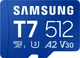 Карта памяти Samsung T7 microSDXC 512GB UHS-I U3 V30 A2 (MB-MB512T/WW) - изображение 1