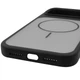 Чохол Silk Duo Color (AA No Logo) з Magnetic Fit (MagSafe) для Apple iPhone 17 Pro / 18 Pro (Айфон 17 Про / 18 Про) силіконовий двоколірний кейс Soft Touch з підтримкою MagSafe Black - зображення 6