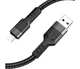 Кабель HOCO U110 Чорний USB-A to Lightning 1.2м 12Вт 14456 - зображення 1