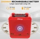 Портативный усилитель голоса Giecy G300 30 Вт с микрофоном, Bluetooth, красный - изображение 3