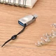 Перехідник Hoco UA10 з Micro-USB на USB OTG адаптер для флешки та підключення мишки Сріблястий - зображення 4