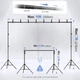 Стійка для фону 3×2 м (10×7 ft) EMART EM-BS2030, комплект для фотозони з тримачем, затискачами та сумкою - зображення 2