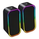 Комп'ютерні колонки Fantech GS304 Groove, 2.0, 6 Вт, Bluetooth 5.3 / AUX 3.5 мм, RGB-підсвічування, живлення USB - зображення 2