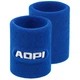 Напульсники спортивные махровые AOPI 8х8 см 2 шт Синие - изображение 1