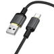 Кабель зарядки Hoco X128 USB to Type-C 3A 1 м з підтримкою швидкої зарядки та передачі даних Чорний - зображення 3