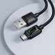 Кабель Hoco U146 USB A to USB C 3A 1.2 m з LCD Black (6942007671385) - зображення 8
