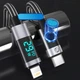 Кабель Orico LDC2L USB-C to Lightning PD 29W LED Display 2 м Black (6954301144878) - зображення 10
