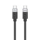 Kabel Orico CC240 USB‑C to USB‑C 240 W USB4 40Gb/s 8K 60Hz 0.5 m Black (6941788830141) - obraz 1