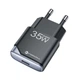 Зарядное устройство Forcell F-Energy Ultra Slim GaN III USB C PD QC4.0 3A 35W Black (5903396397813) - изображение 2