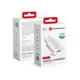 Сетевое зарядное устройство Forcell F-Energy USB A QC3.0 2.4A 18W White (5901737337337) - изображение 1