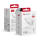 Зарядное устройство Forcell F-Energy Mini GaN III 2 x USB C PD QC4.0 45W White (5903396380129) - изображение 1