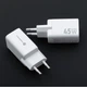 Зарядное устройство Forcell F-Energy Mini GaN III 2 x USB C PD QC4.0 45W White (5903396380129) - изображение 3