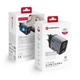 Зарядное устройство Forcell F-Energy GaN III 2 x USB C + USB A QC4.0 3,45A PD 70W Grey (5903396299070) - изображение 1