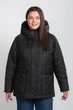 Куртка женская демисезонная большого размера UF-Fashion LAR -203 62 черный - изображение 2