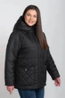 Куртка женская демисезонная большого размера UF-Fashion LAR -203 62 черный - изображение 3