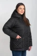 Куртка женская демисезонная большого размера UF-Fashion LAR -203 62 черный - изображение 4