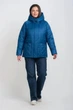 Женская демисезонная куртка большого размера UF-Fashion LAR -203 62 голубой - изображение 1
